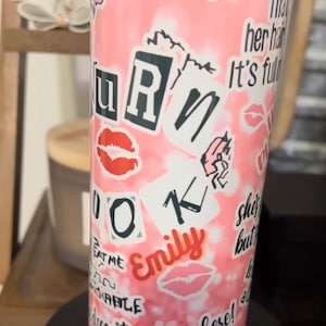Mean girls 20oz tumbler burn book 20oz  skinny tumbler