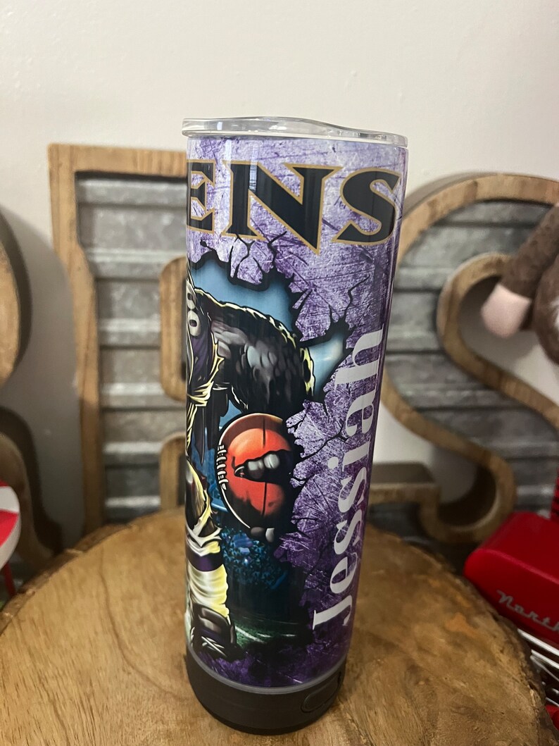 Baltimore Ravens Tumbler, Ravens Bluetooth Speaker Tumblers, NFL