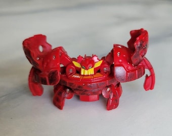 Extremely Rare Japanese Bakugan Battle Damaged Pyrus Thunder Wilda