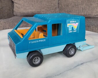 Vintage Fisher Price Mobile TV Van