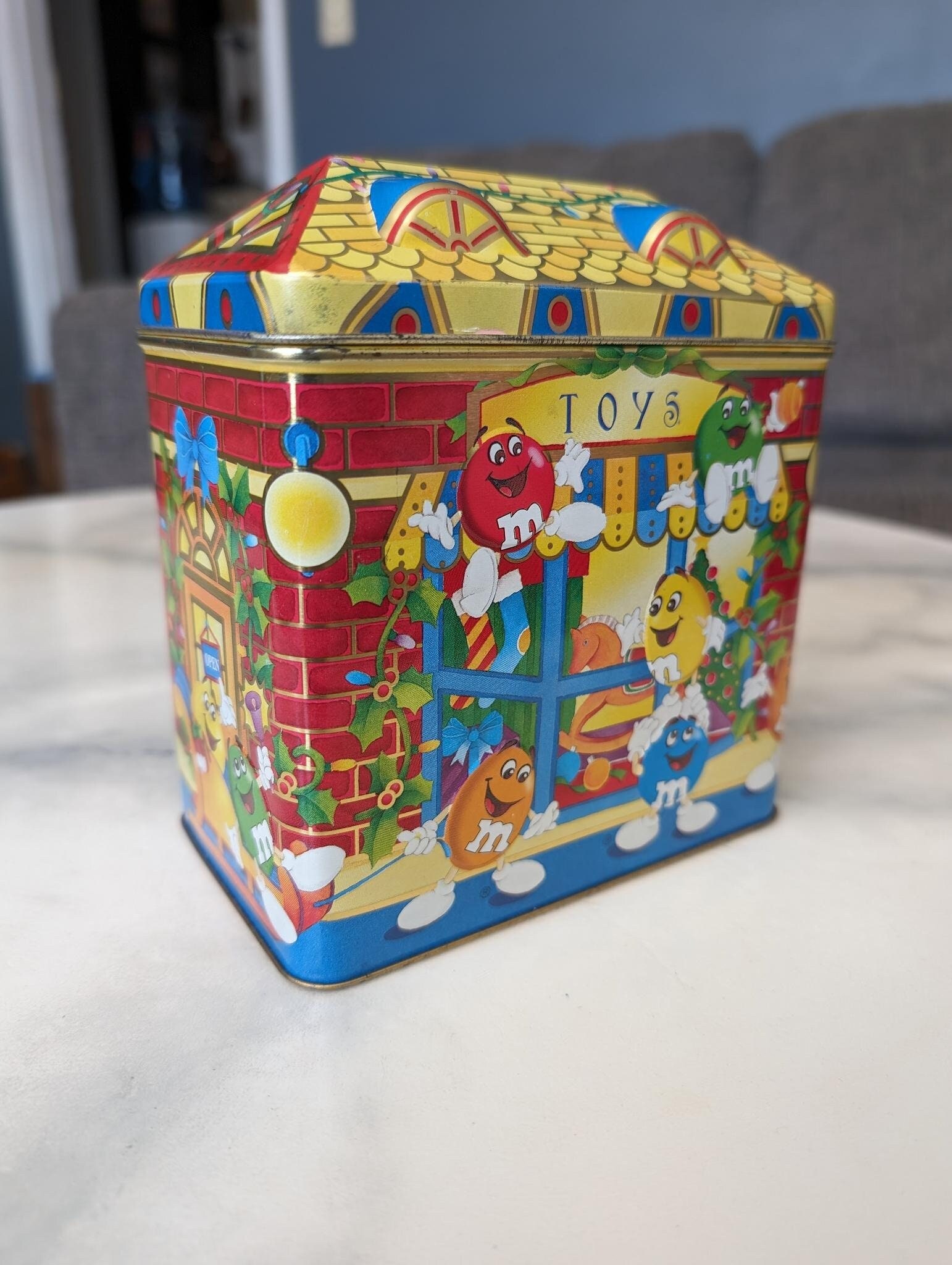 Vintage 1996 Collector's Edition M&m's Toyshop Tin - Etsy