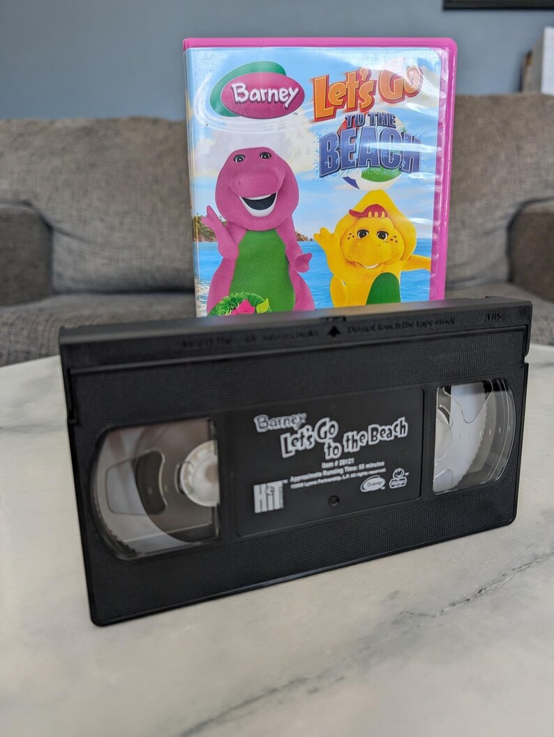 Barney Let's Go to the Beach VHS - Etsy