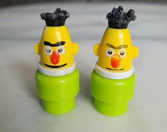 Vintage Fisher Price Sesame Street Bert Little People Figures