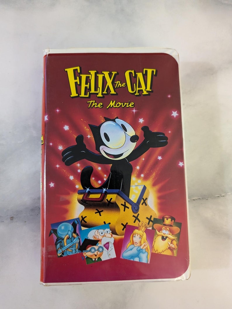 Vintage Felix The Cat The Movie VHS Rare Clamshell Case Etsy