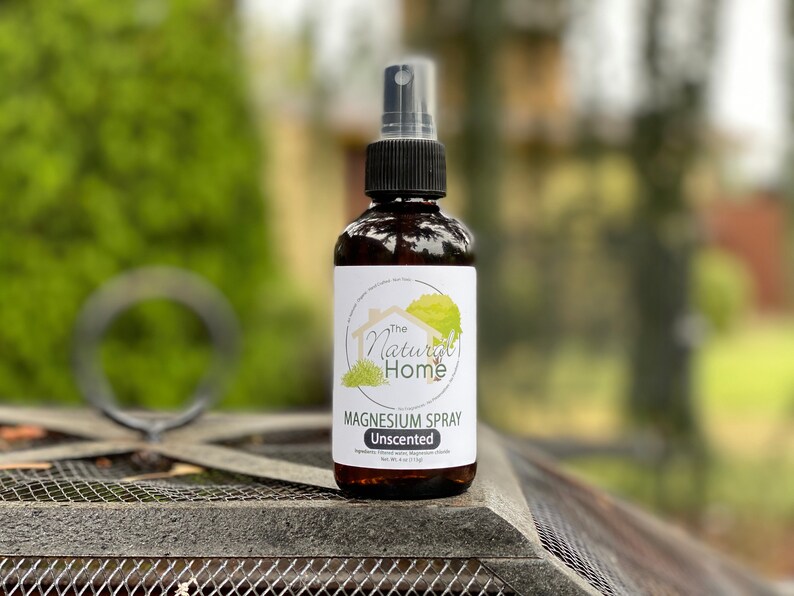 Magnesium Spray 4oz Glass Amber Bottle Magnesium Chloride Sleep Calm