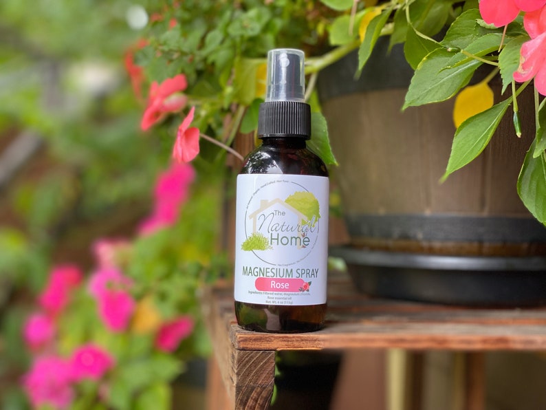 Magnesium Spray 4oz Glass Amber Bottle Magnesium Chloride Sleep Calm