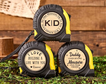 No One Measures Up Tape Measure Personalized Tape Measure Engraved Measuring Tape Gift For Men Boyfriend Grandpa Gifts Father’s Day Gift