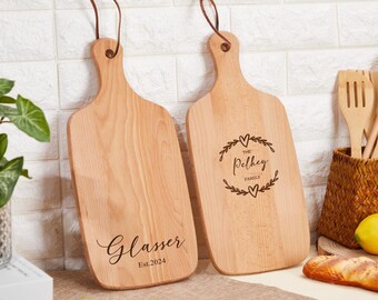 Personalized Charcuterie Board,Custom Cutting Board Wedding Gift,Live Edge Cutting BoardMonogrammed Cheese Board,Bread Board,Farmhouse Decor