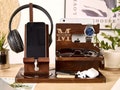 Christmas Gift Personalized Docking Station Wooden Desk Organizer For Men Engraved Phone Stand Phone Docking Station Charging Station