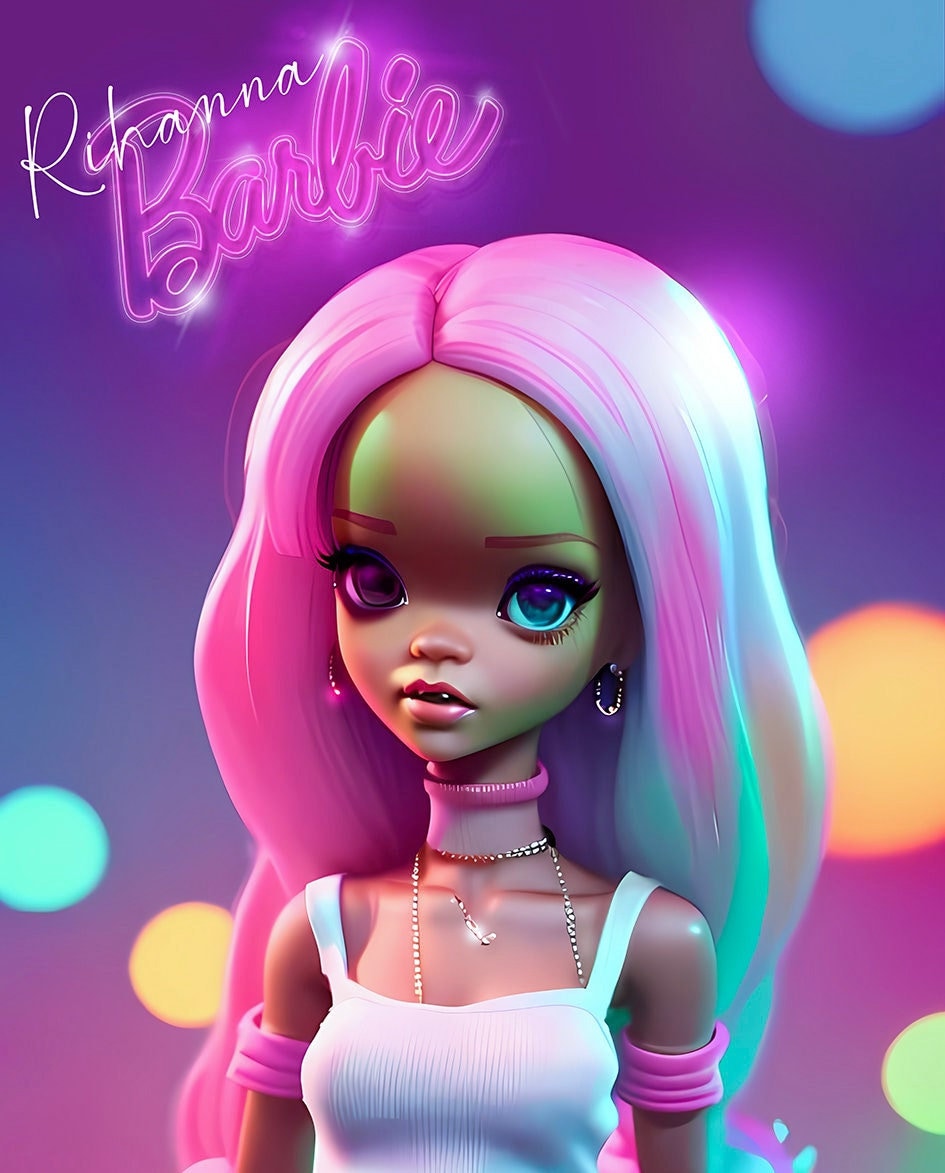 Rihanna Barbie - Etsy