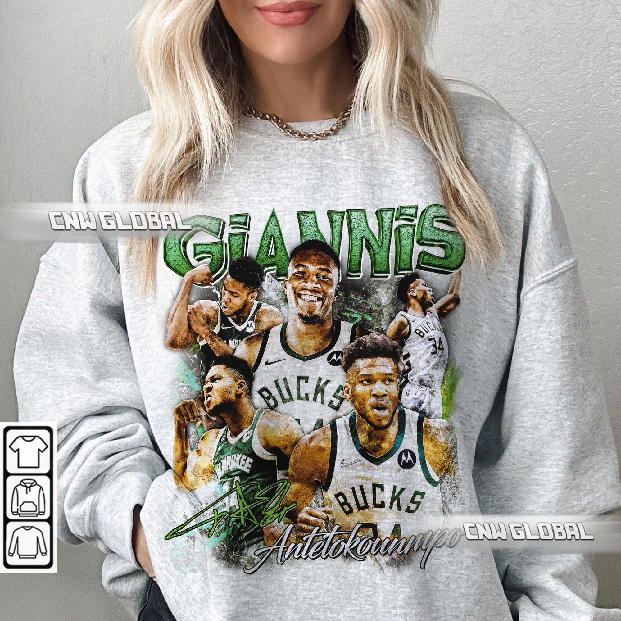 Giannis hot sale antetokounmpo sweatshirt