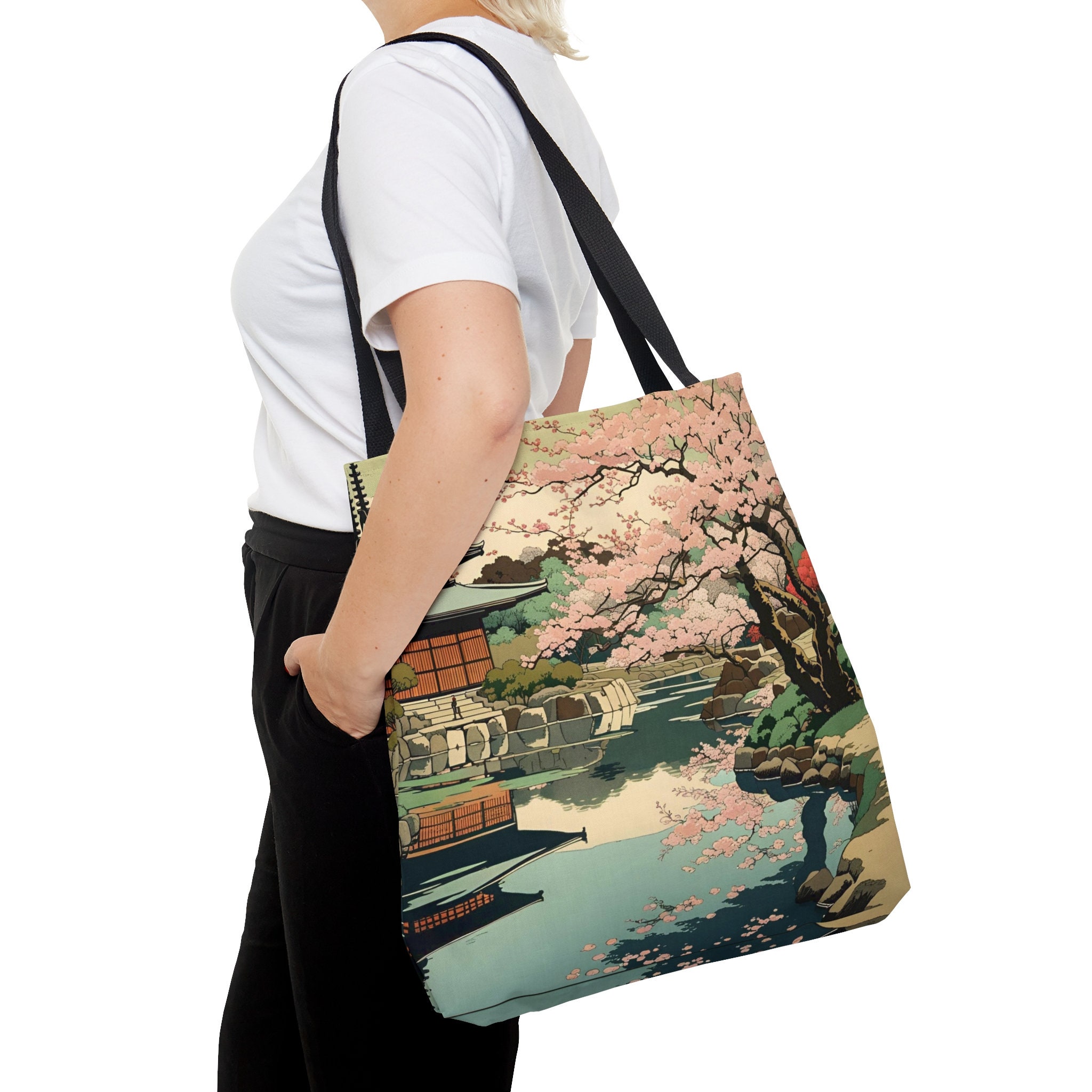 Stone Mountain - Multicolor Printed Crossbody Bag Polyester Cotton Linen PU