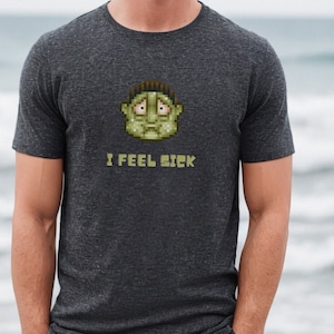 Roller Coaster Tycoon "I Feel Sick" T-shirt, RCT2 graphic shirt