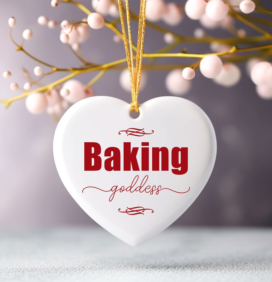 Baking Goddess Ornament, Gift for Chef, Christmas Gift, Baking Lover Gift, Gift for Baker