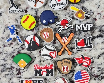 Baseball Shoe Charms, Gifts for boys, popular shoe charms