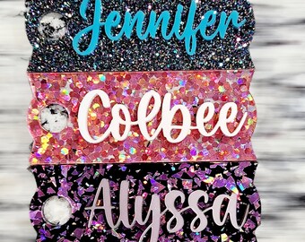 40oz/30oz Tumbler Personalized Name Tag | Personalized name tag for tumbler lid| Name Plate | Stanley name plate | Gifts for her | Leopard