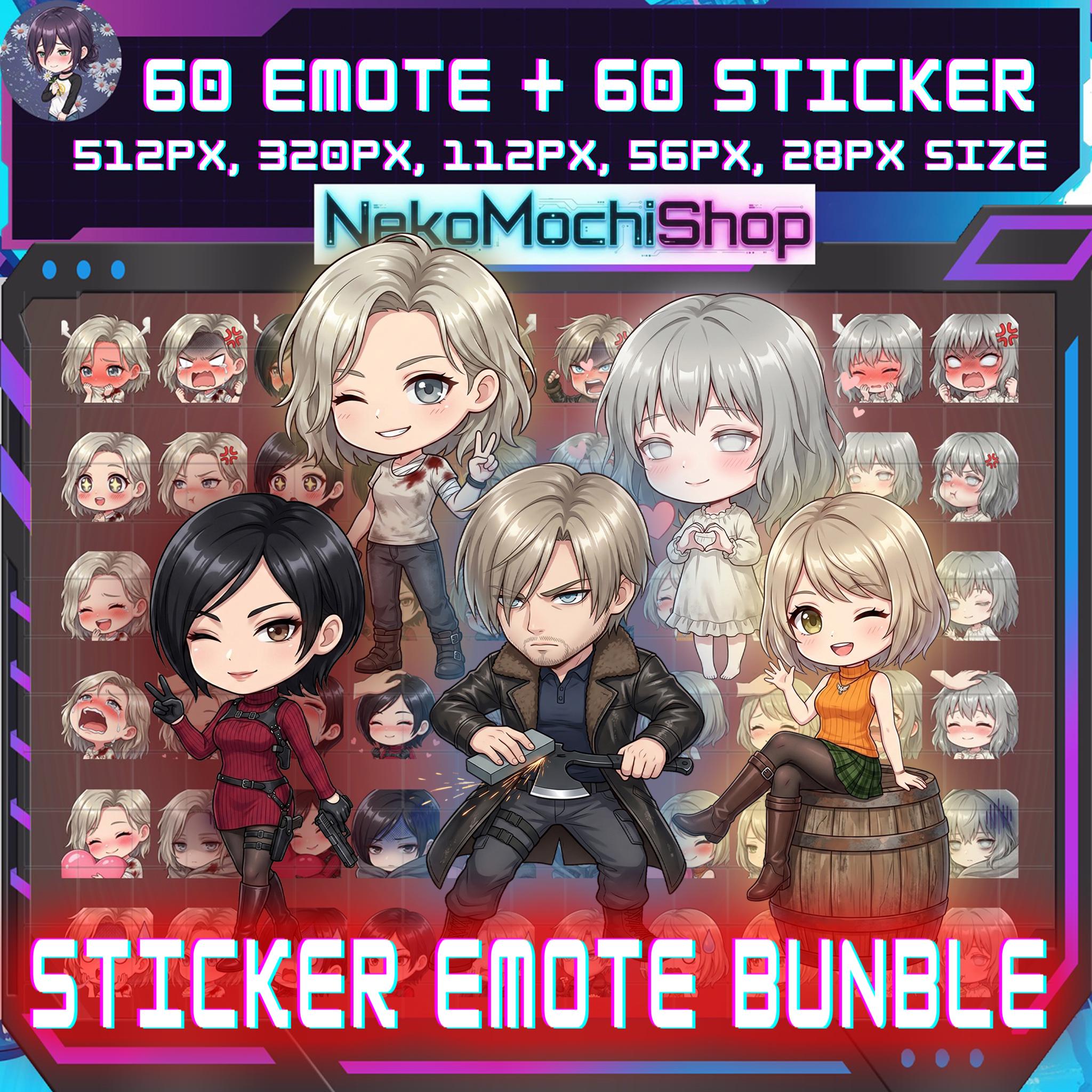 Biohazard Survival Emotes Bundle, Game Sticker Emoji for Twitch/discord ...