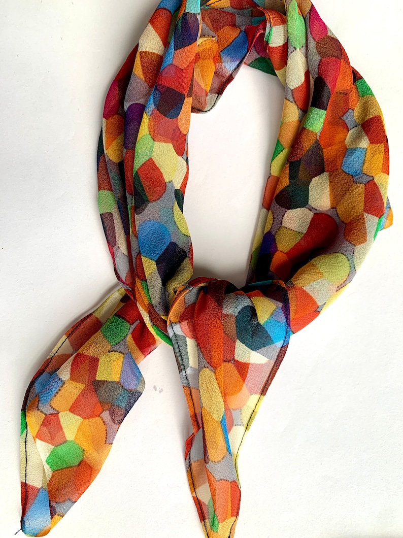 Elegant Luxury Multi Color Scarf - Etsy