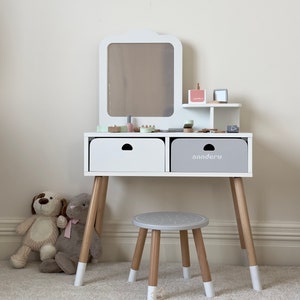 Childrens wooden vanity set sale australia