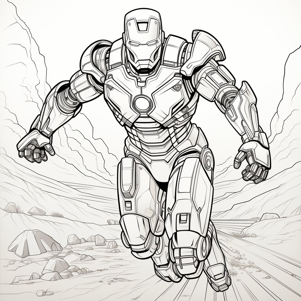 Superhero Coloring Pages: 21 Print-ready Designs (digital Download) - Etsy