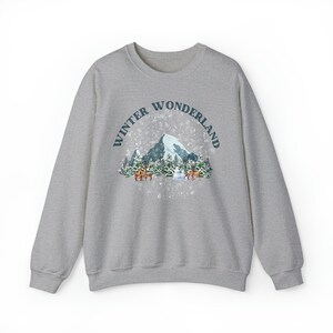 Winter Wonderland Sweater, Christmas Sweater, Holiday Sweater, Snow Sweater, Winter Sweater, Wonderland Sweater, Christmas Gift, Woman&#39;s,