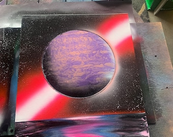 Planeten Malerei