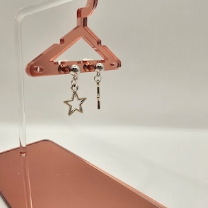 Star Silver Earrings