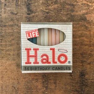 Vintage Halo Birthday Candles 1950’s - 36 ct NIB Advertised In LIFE.