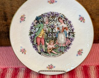 1982 Royal Doulton Valentines Day Collectible Plate Amazing Condition