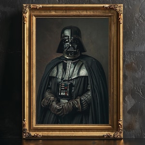 Darth Vader Poster, Anakin Skywalker Movie Poster, Star Wars Lovers Print, Vintage Photography, Studio Film decoration.