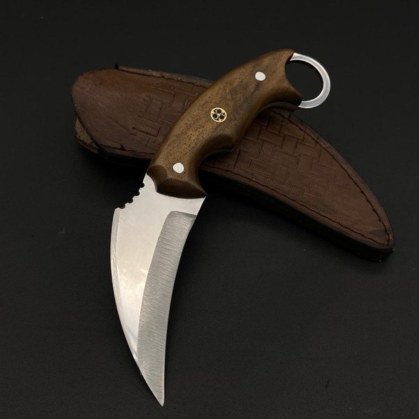 Handmade Karambit Knife  Unique Special Design, Stainless Steel Blade  Perfect for Outdoors & Tactical Use  Ideal Gift for Knife Enthusiasts