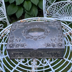 Godinger Silver Jewelry Box With Roses - Etsy
