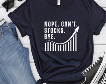 Camicia per trader azionario, maglietta divertente per il trading del mercato azionario, camicia per azionisti, maglietta per investitori in opzioni Forex Nasdaq per il trading azionario, taglia S-2XL
