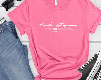 起業家シャツ、ビジネスウーマンシャツ、CEOシャツ、中小企業オーナーシャツ、女性起業家Tシャツ、サイズS-XL