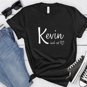Kevin name shirt Kevin first name men t-shirt Kind at Heart tshirt for men funny man tee shirt Kevin name meaning shirt top
