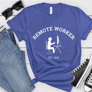WFH Remote Worker Work From Home Office Worker Employee Working from Home Shirt Gift