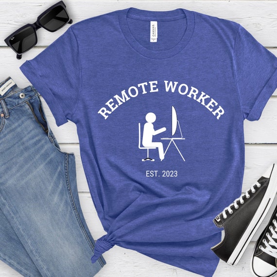 WFH Remote Worker Work From Home Office Worker Employee Working from Home Shirt Gift
