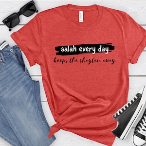 Muslim Shirt, Salah Keeps Shaytan Away Tshirt Religious Gift Shirt Islam Muslims Istikhara t-shirt praying gift for him or her,  Size S-XL