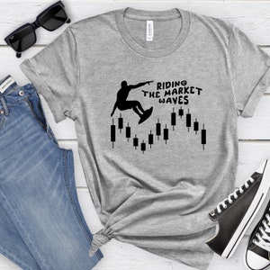 Stock Trader Shirt, Stock Market Trading Tshirt, Stock Market Bullish Shirt, Stock Trading Nasdaq Forex Options Investor T-Shirt, Größe S-2XL