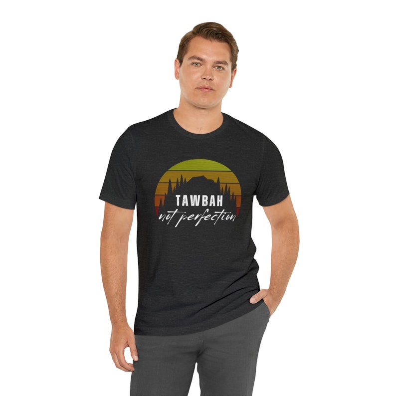 Moslemisches Shirt Muslimisches Tshirt Islam Shirt Islamisches Tshirt Muslimisches T-Shirt Tawbah Tshirt Muslime T-Shirt Arabisches T-Shirt Geschenk Bild 2
