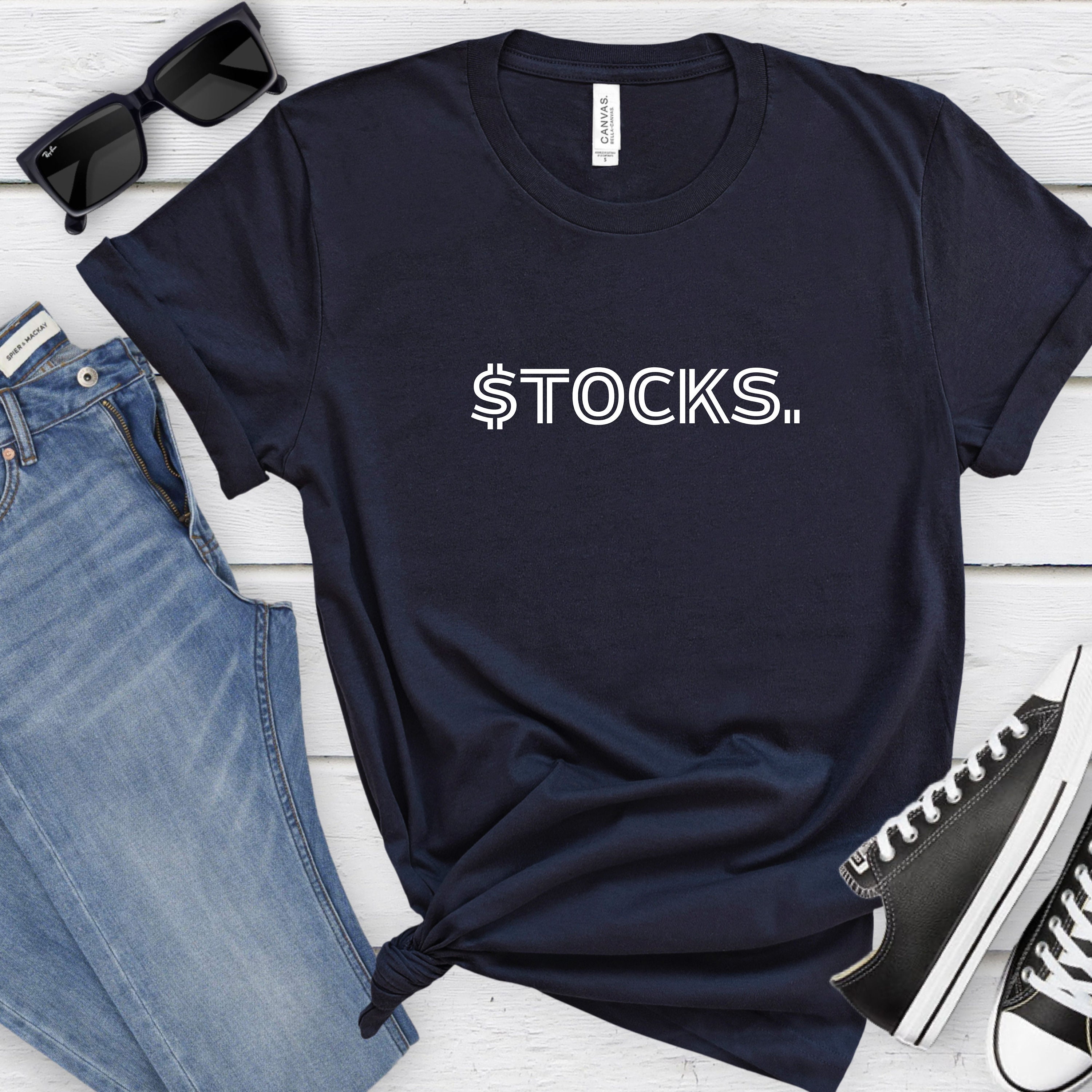 Stock Trader shirt, Stock Market Trading Tshirt, Stock Market Bullish shirt, Stock Trading Nasdaq Forex Options Investor T-shirt, Size S-2XL
