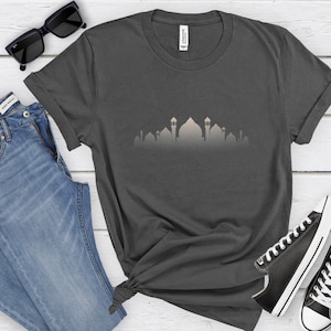 Muslim Islamic shirt Masjid tshirt apparel for Islamic wear t-shirt Gift for Eid Prayer, Size S-XL