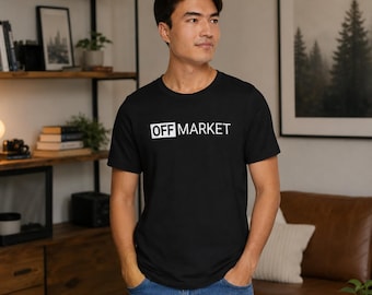 オフマーケット不動産業者Tシャツ | 不動産エージェントシャツ | オフマーケット取引Tシャツ | 不動産業者ギフト | 不動産投資シャツ