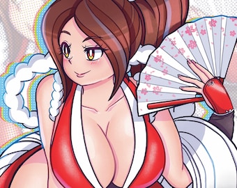 Mai Shiranui Kunstdruck