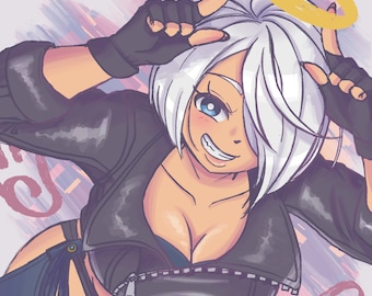 Angel King Of Fighters Print
