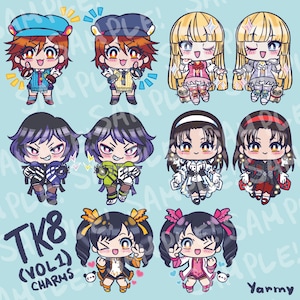Tekken 8 Girls Charms
