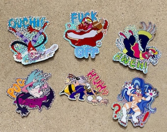 Silly Darkstalkers/Vampire Savior Stickers