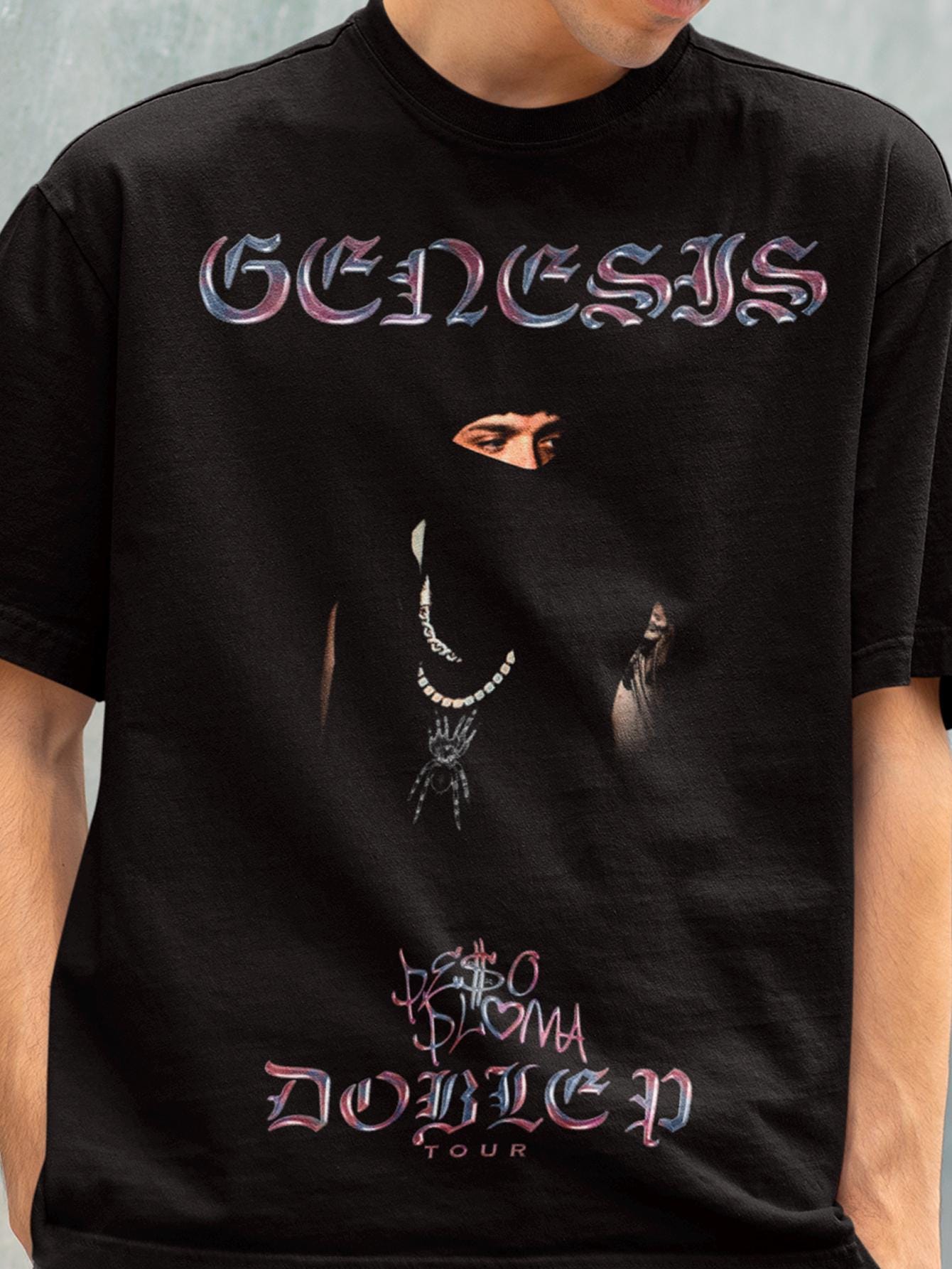 1992 Genesis Tour XL Band T-shirt. Drummer Phil Collins. No