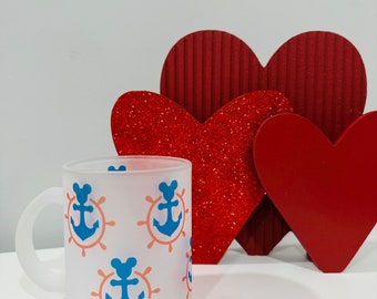 Disney cruise coffee glass mug
