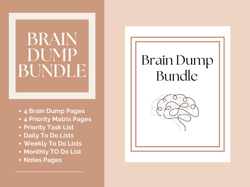 Brain Dump Bundle - Etsy